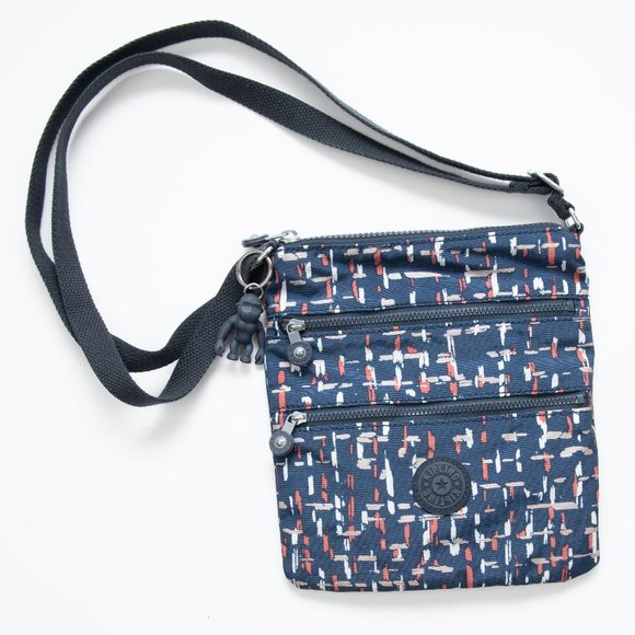 Kipling Handbags - Kipling Keiko Crossbody Purse Mini City Lights Print Lightweight Bag Blue White